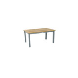 SoHo 40" Rectangle Teak Aluminum Outdoor Coffee Table