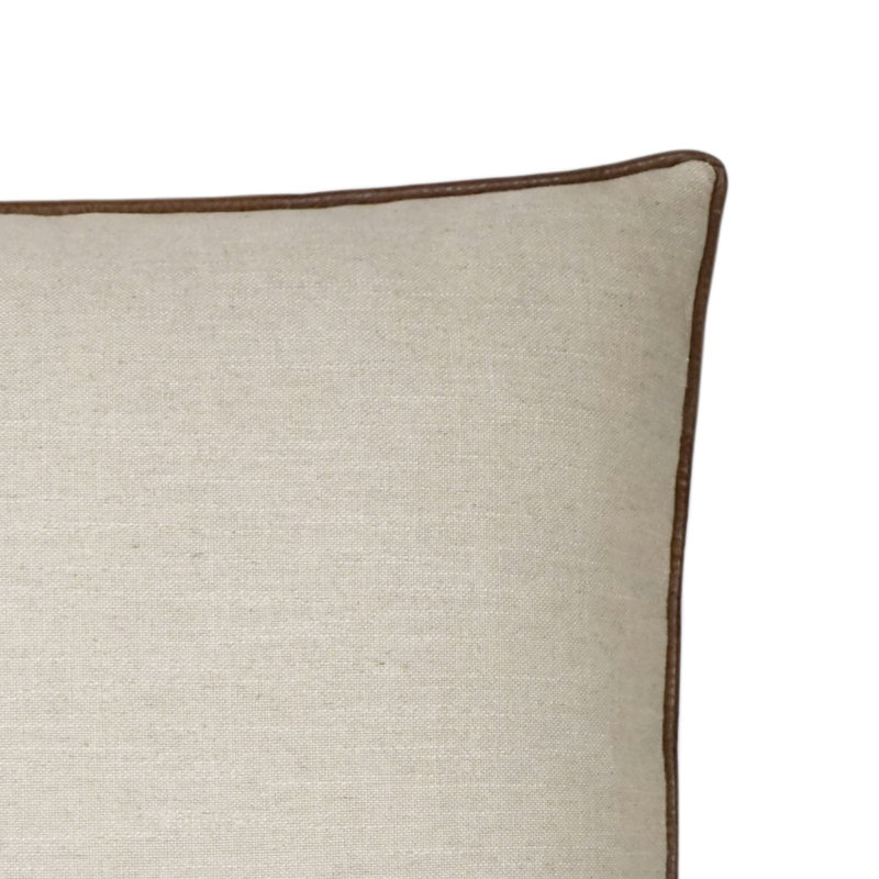 Ghent Pillow Cover & Insert, Square 22", Saddle