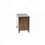 Table de chevet en bois avec 2 tiroirs