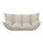 Gray Foldable Padded Folding Recliner Lounge Bed-1854077382