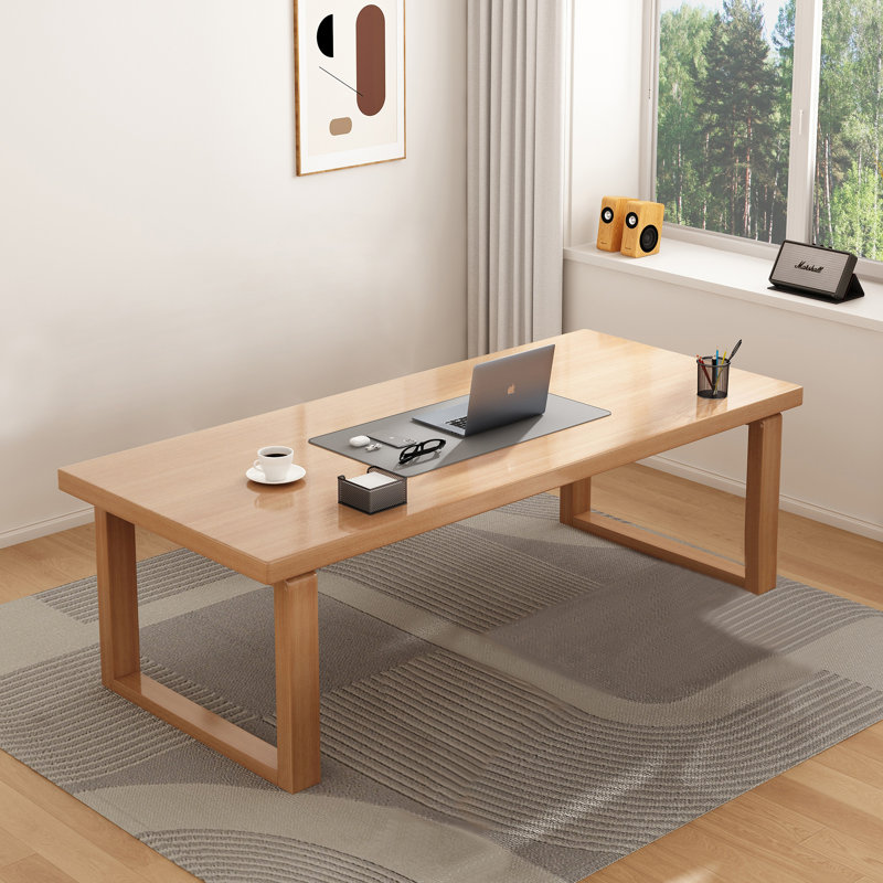 Rectangle Computer Desk Set Executive Desk Wooden Writing Desk Office Set Dining Table Set