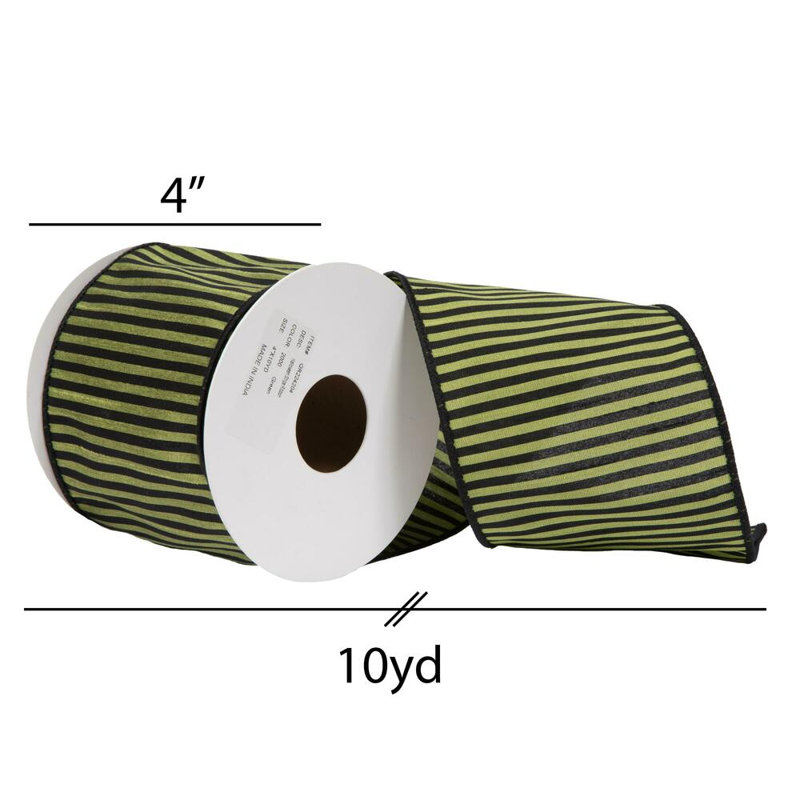 Ruban de Noël, H 4 po x l 360 po x P 4 po, Vert