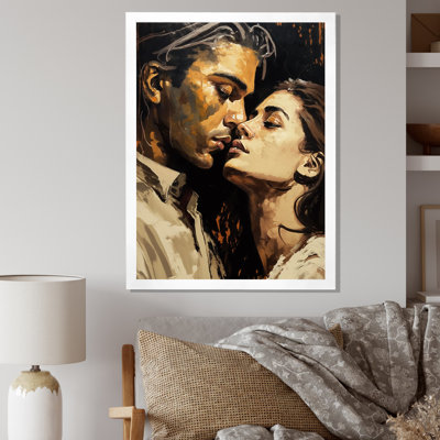 " Passionate Love Portrait Retro "
