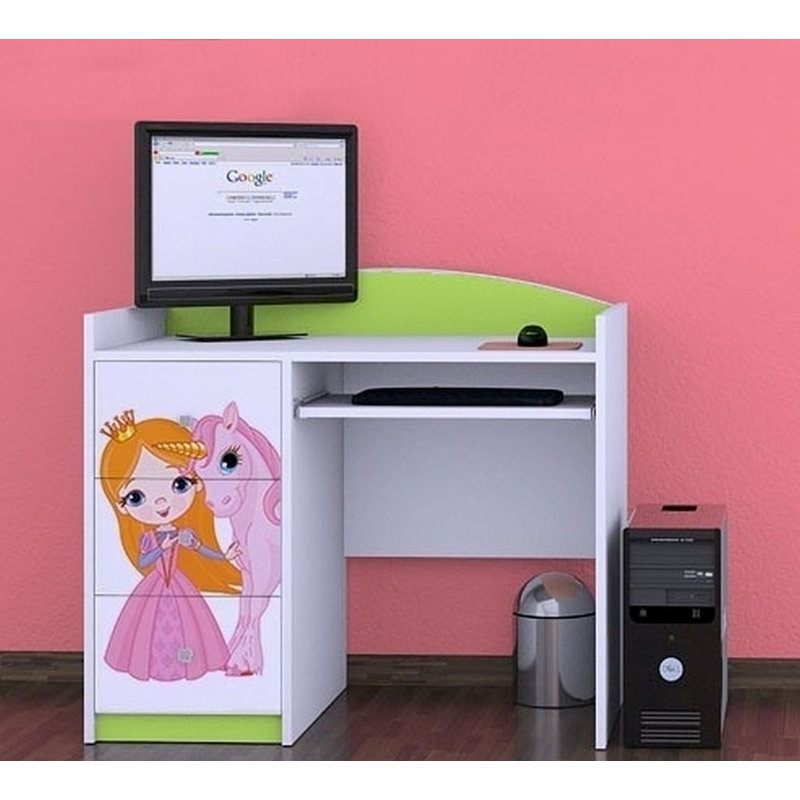 Drumourne 100cm Computer Desk, Green