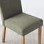 Chaise de salle à manger rembourrée en lin 18,5 po (ensemble de 8)-1822816976