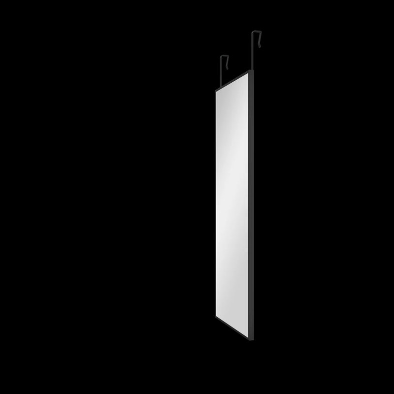 Full-Length Over-the-Door Hanging Mirror, 44" H x 16" W x 0.4" D