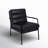 Keeley 23.5" W Top Grain Leather Armchair-1674906495