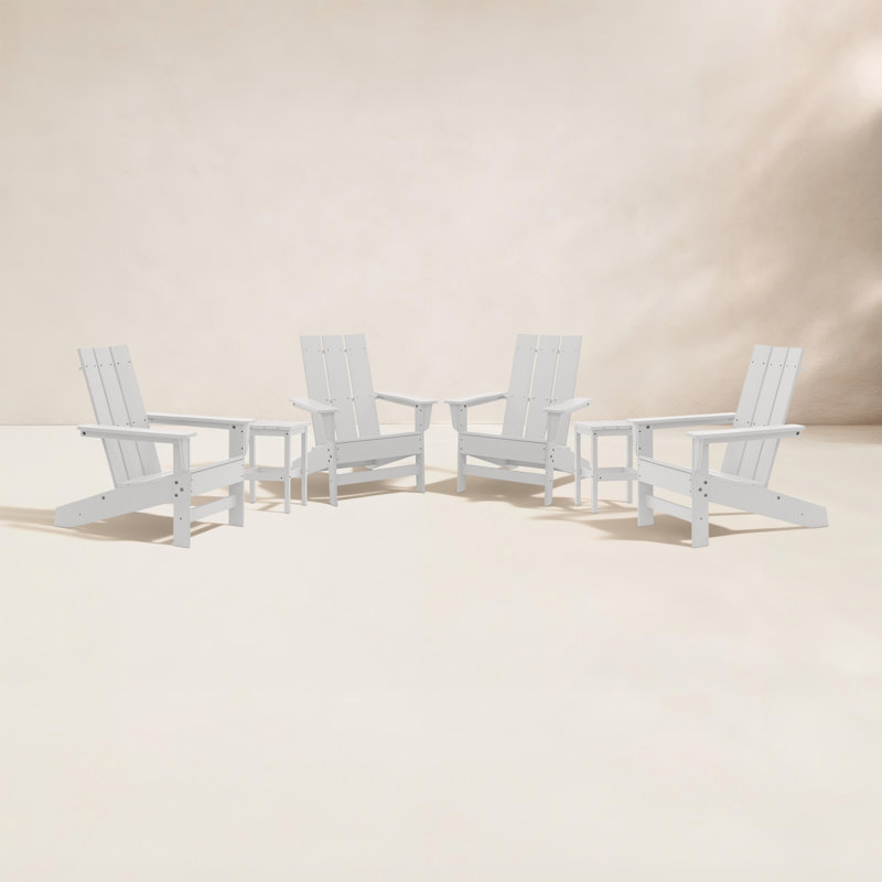 Ratcliff 4 - Person Patio Conversation Set, White