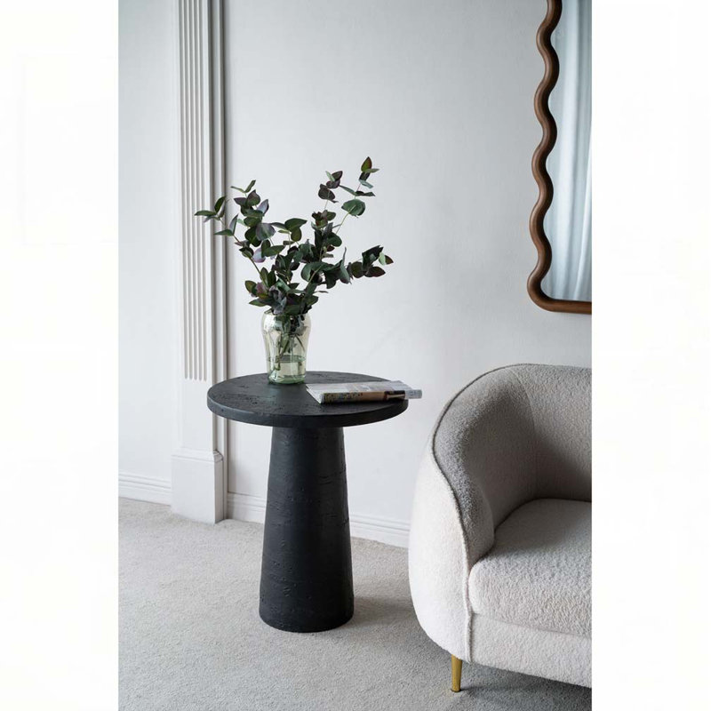 Table basse avec base piédestal