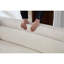 Canapé modulaire incurvé de luxe de 132 po, canapé confortable de style minimaliste pour le salon, méridienne modulaire en L, beige clair, W2664S00115