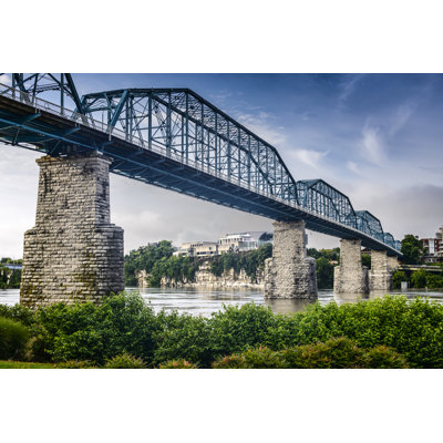 Walnut Street Bridge by SeanPavonePhoto - Wrapped Canvas Print