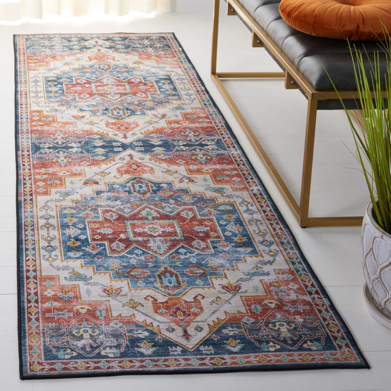 Tapis oriental lavable à la machine Tucson Performance, Tapis de couloir 2 pi 6 po x 8 pi