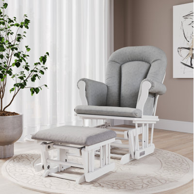 Fauteuil berçant et repose-pieds Cozy
