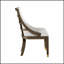 Ensemble de 2 fauteuils modernes avec siège et dossier rembourrés, conception semi-déconstruite pour le confort et le style dans les espaces de salle à manger ou de salon