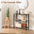 Console Table, 3 Tier Entryway Table, Metal ...