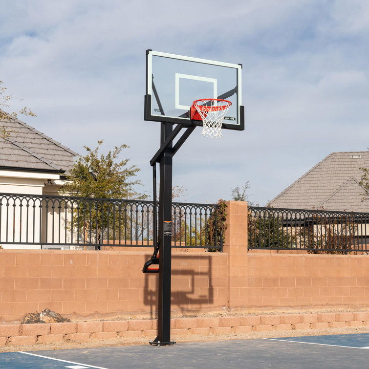 Lifetime Height Adjustable In-Ground Basketball Hoop (54