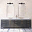 Ryma 3-Light Dimmable Matte Black Vanity light