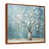 Toile avec cadre flottant brun
