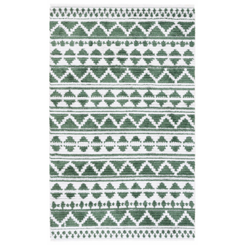 Botagoz Performance Geometric Rug, Rectangle 5' x 7'7"