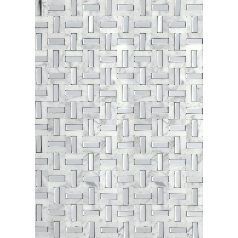 Link™ 12" x 17" Natural Stone Random Mosaic Tile