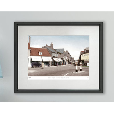Wilmslow, Grove Street C1955 - Single Picture Frame Print