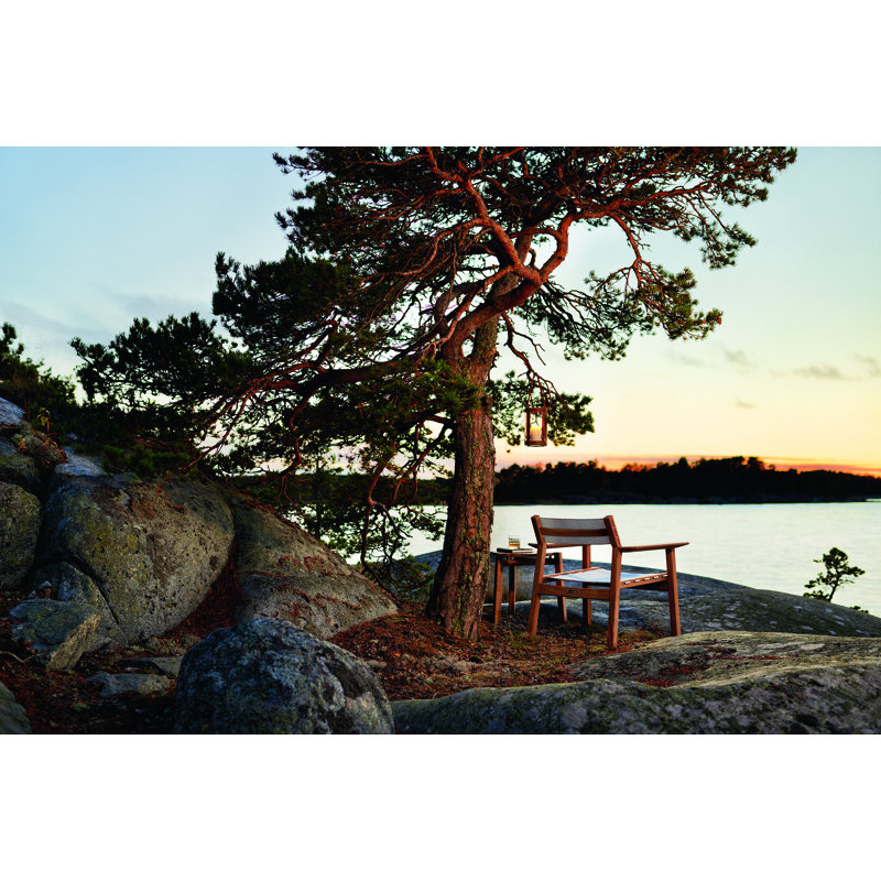 Djurö Teak and Batyline Lounge Armchair