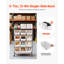 69 cm W Steel and Rubber Storage Rack