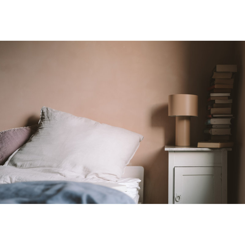 Tangent Table Lamp, Desert Sand, White
