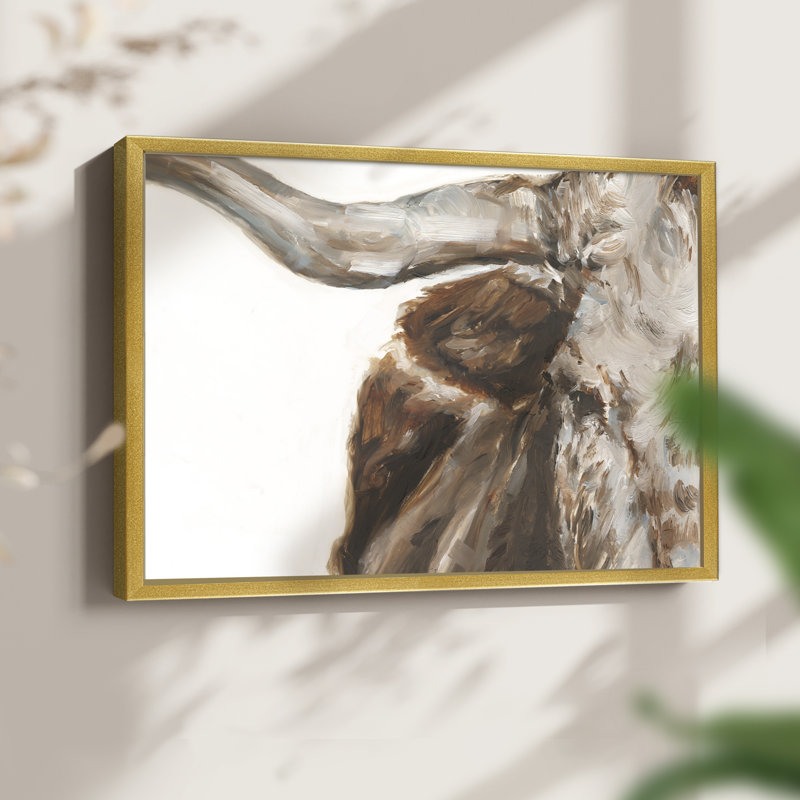 Steer Clear I -Framed Print - Restickable, 8" H x 10" W
