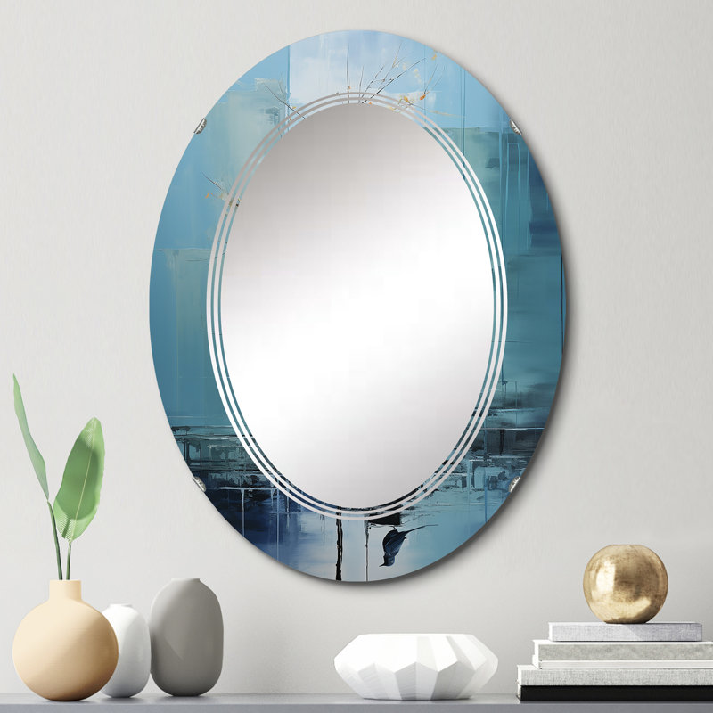 Atascosa - Miroir mural oval, 30 po x 20 po