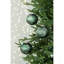 Boule de Noël décorative en forme de boule suspendue en verre D3.9 ", ensemble de 6