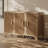 Mid Century Modern Buffet Cabinet With Storage, Accent Sideboard And Credenza With Fluted Doors, Wood Coffee Bar Console For Kitchen, Living Room-676750689