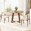 Modern Minimalist Dining Chair With Wood Legs, Mid-Century Accent Chair For Kitchen, Living Room, And Vanity-1149533024-1149533026