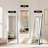 Oakleaf Tempered Glass LED Full Length Mirror – Touch Control, 3-in-1 Freestanding / Leaning / Wall-Mounted-396164925-390701346