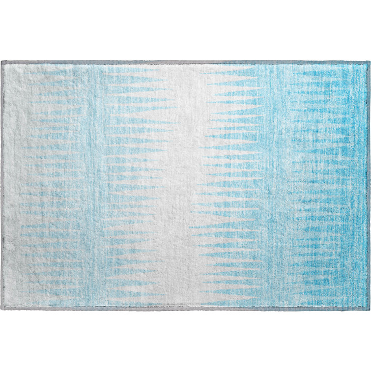 Premium Machine Washable Prisco Sky Rug