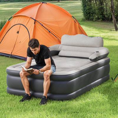 Ivy Bronx 18" Air Mattress With Headboard by Ivy Bronx