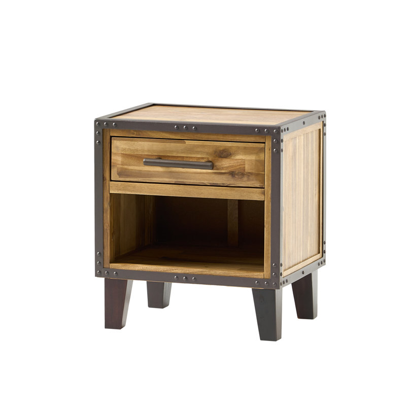 Athina 20'' W Solid Wood Nightstand