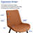 Josman Faux Leather Upholstered Dining Chair with Steel Legs-245016042-215142799