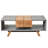 Pedestal 43" W Rectangular Coffee Table with Two Storage Drawers