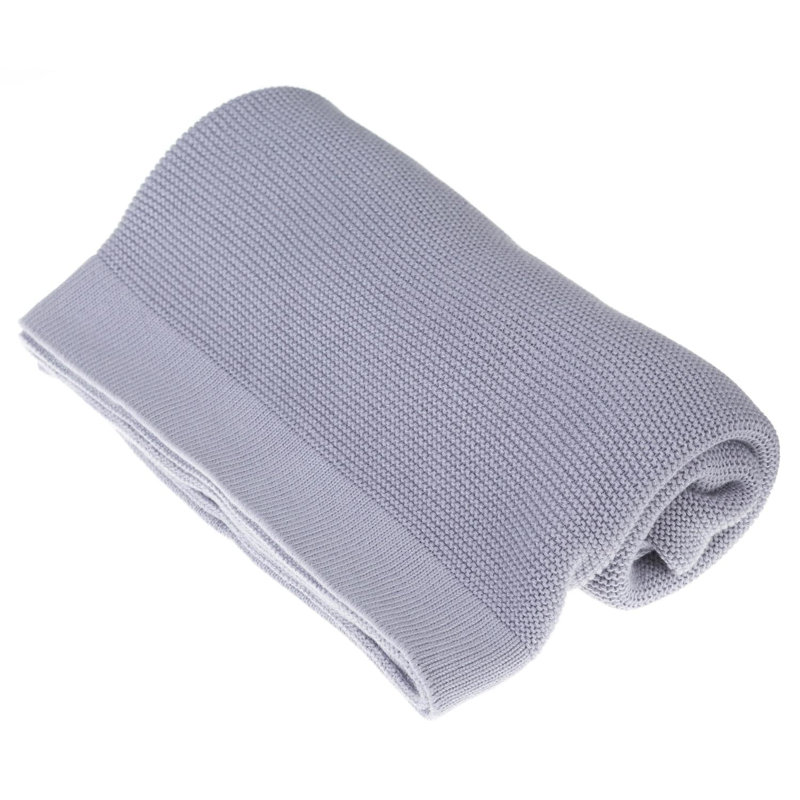 Callan Cotton Blend Baby Blanket, Grey