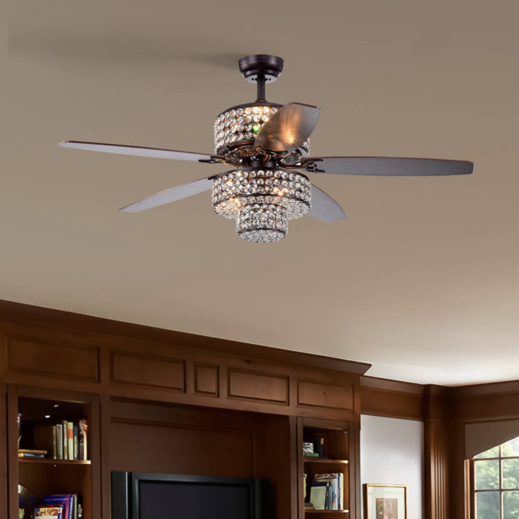 Kenzee 52'' Ceiling Fan with Light Kit