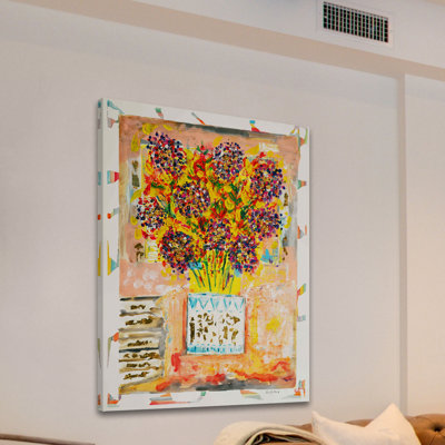 « summer bouquet » par wayne ensrud, reproduction d’art sur toile tendue