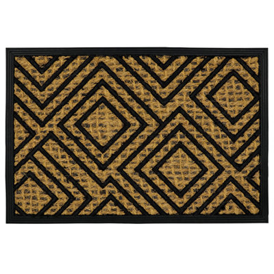 Non-Slip Geometric Outdoor Doormat