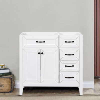 35.51'' Single Bathroom Vanity Base Only