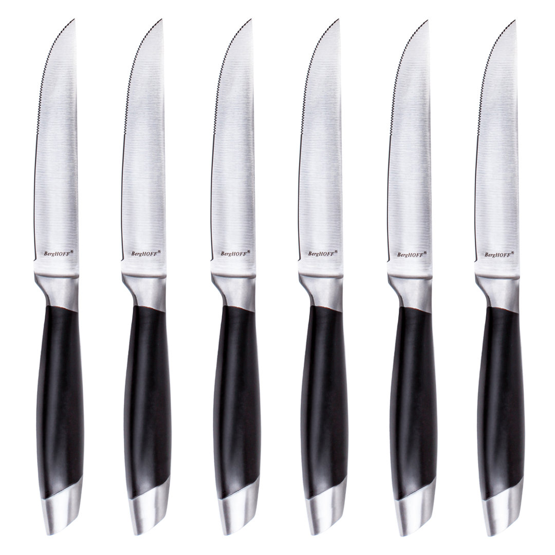 BergHOFF Essentials Geminis 6 Piece 12" Steak Knife Set BergHOFF