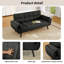 Futon canapé convertible moderne en lin, canapé-lit confortable-621070202