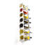 Perry 7 Bottle Wall Mounted Wine Bottle Rack in White