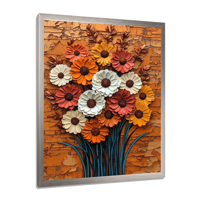 Art mural sur toile Bladon, Argent argent, H 40 po x l 30 po, Reproduction encadrée d'une seule photo
