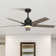 Karlena 52'' 5 - Blade Large Modern Ceiling Fan With Light Kit and Remote