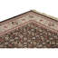 Hand Knotted Wool Area Rug in Black And Ivory